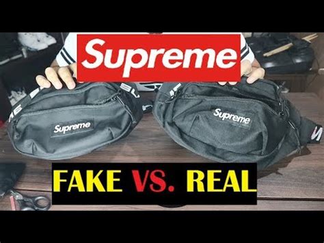 supreme waist bag ss18 real vs fake|genuine supreme vs false.